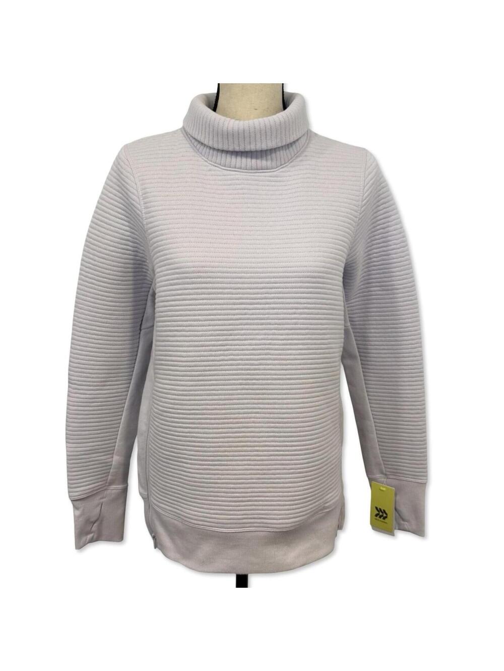 All in Motion NWT Light Purple Turtleneck Sweatshirt with Side Zips - Size XS